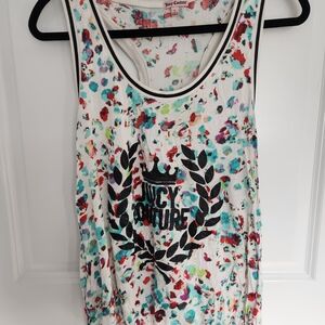 Juicy Couture Colorful Splatter Tank Top